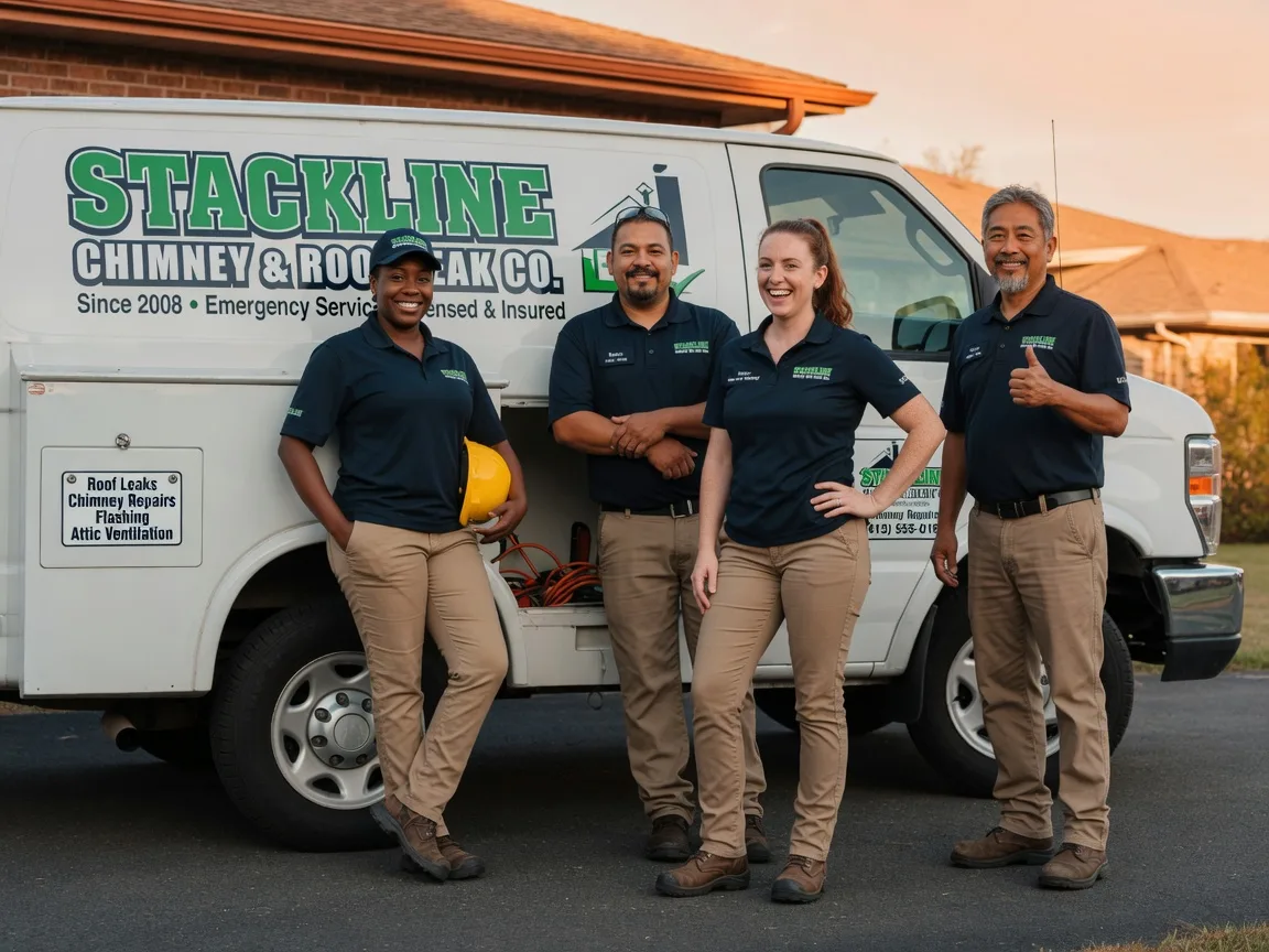 Chimney flashing repair company in Brock, NE